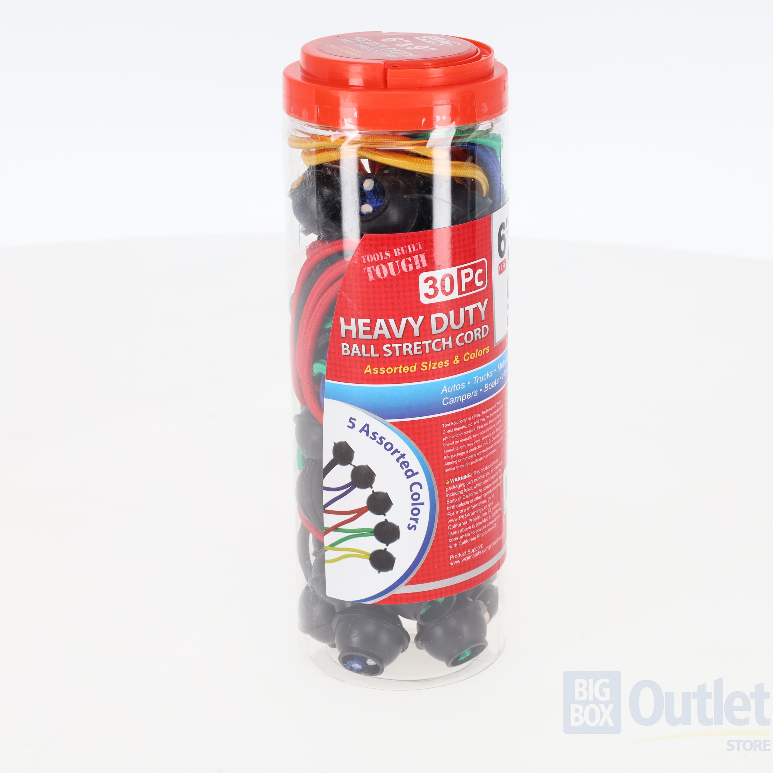 Ball stretch cord clearance