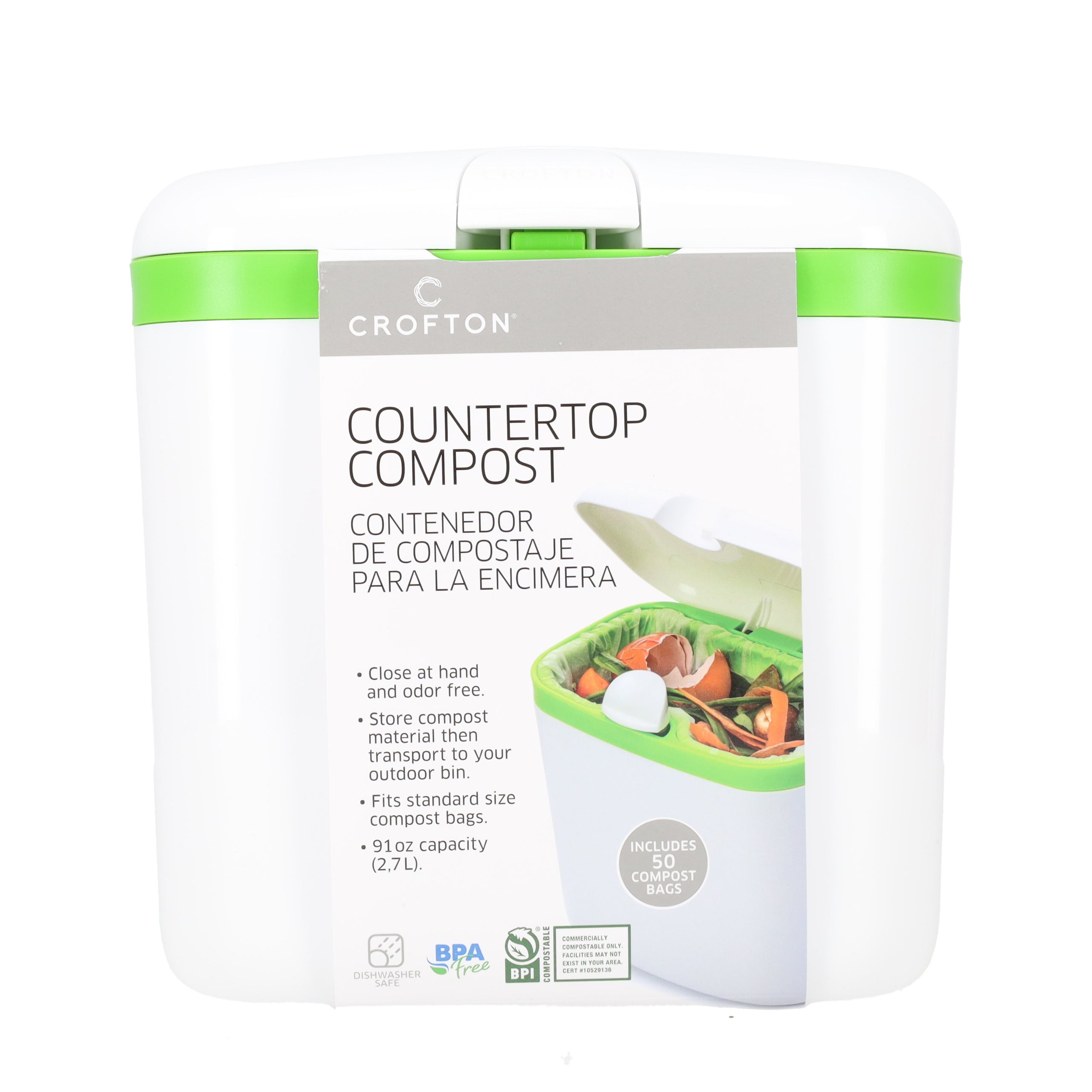 Crofton Countertop Compost Assorted Colors Big Box Outlet Store